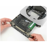 troca de placa mac mini apple Caieras